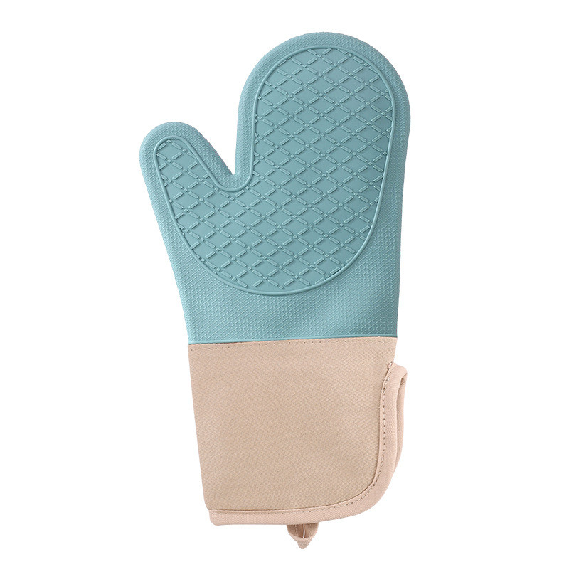 Silicone Oven Mitts And Pot Holders Set Heat Resistant To 450℉ Extra Long 15 Inch Professional Silicone Baking Gloves