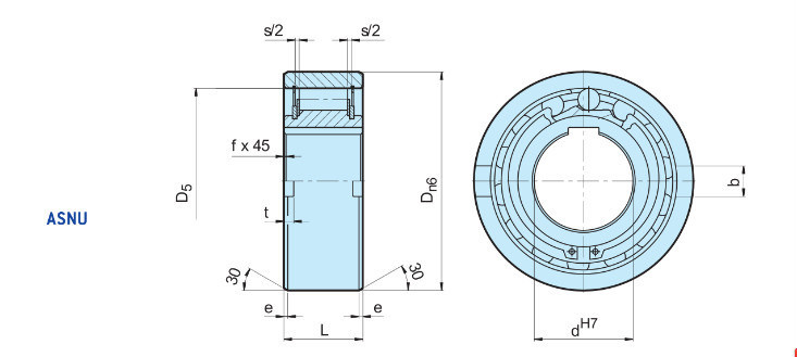 One Way Clutch Asnu70 Roller Type with Good Quality