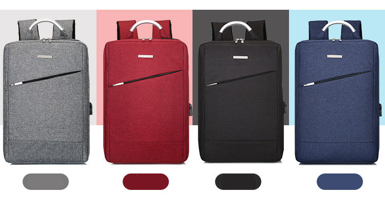 Customized Logo Outdoor Laptop Travel Bag , Unisex Oxford Backpack Computer Bag