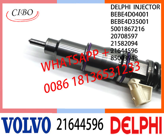 Fuel Diesel Injector 21644596 BEBE4D04001 BEBE4D35001 5001867216 7420708597 20708597 E3.18 for VOL REN-AULTT MD11 EURO