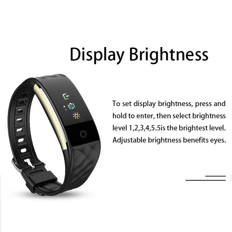 IP67 Smart Heart Rate Bracelet CE Rohs Smart Sport Wristband For Adult