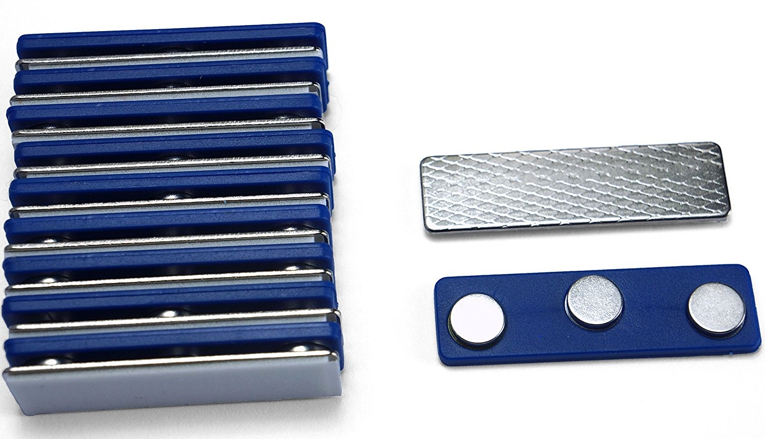 Kellin Neodymium Magnets Name Badge Magnets Magnetic Name Tag Holders with Three Neodymium Magnets