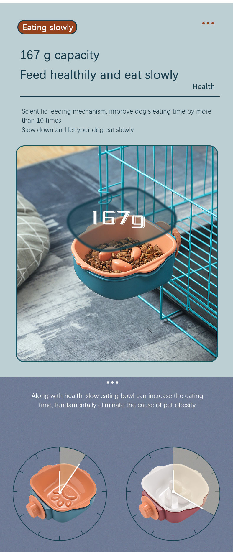 Customizable Rounded Ceramic Pet Bowl For Cats Dogs Sustainable