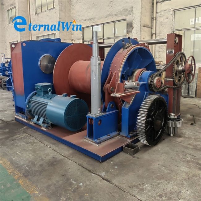 Cable Pulling Single Drum Windlass Anchor Winch For Mooring