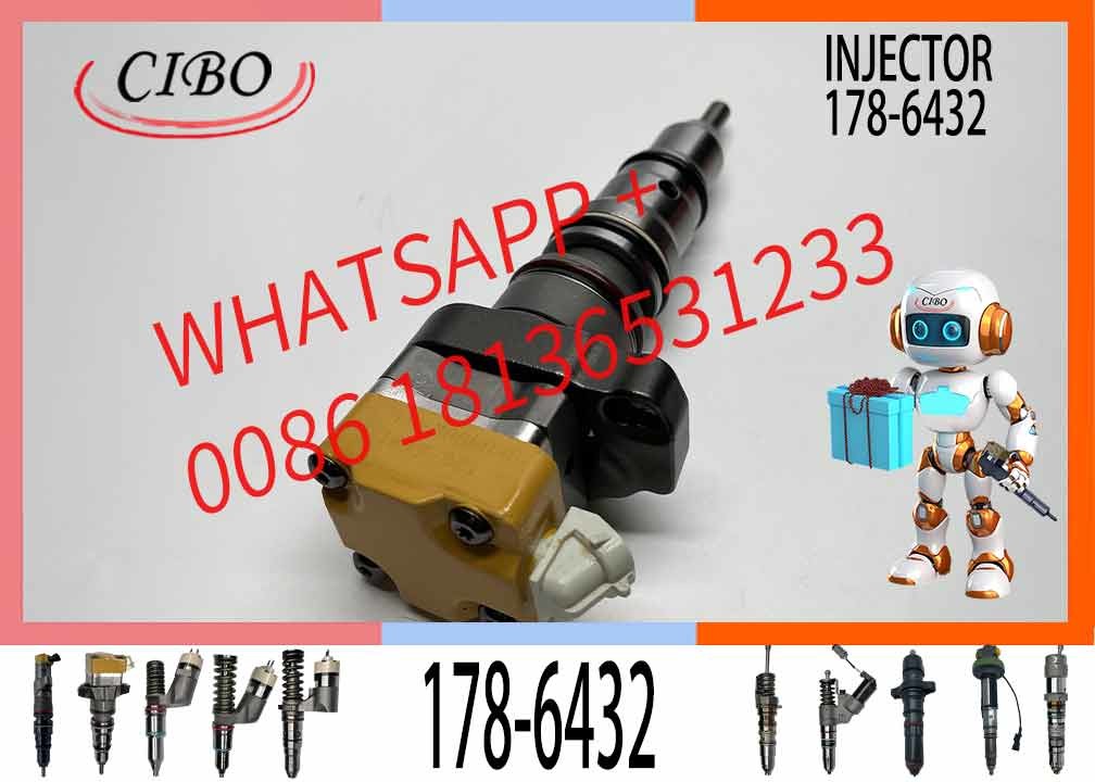 Common rail injector fuel injector 178-6432 10R-9348 188-1320 10R-9237 for 3216 Excavator 3126E 3126B