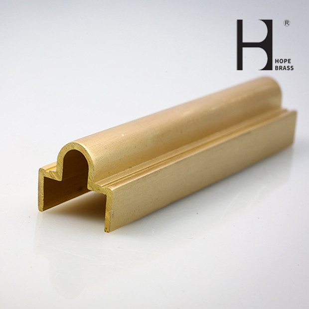 C38000 Decorative Brass Profile CE Certification With Brushed Surface