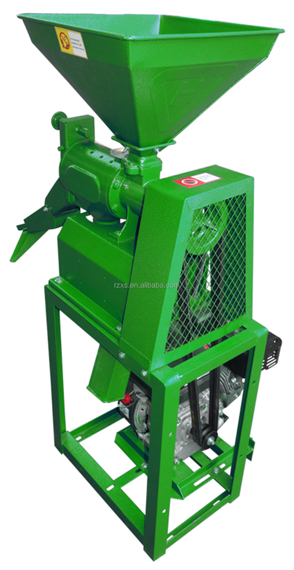 6n70 Mini Rice Milling Machine with Gasoline Engine and De-stoner at Competitive