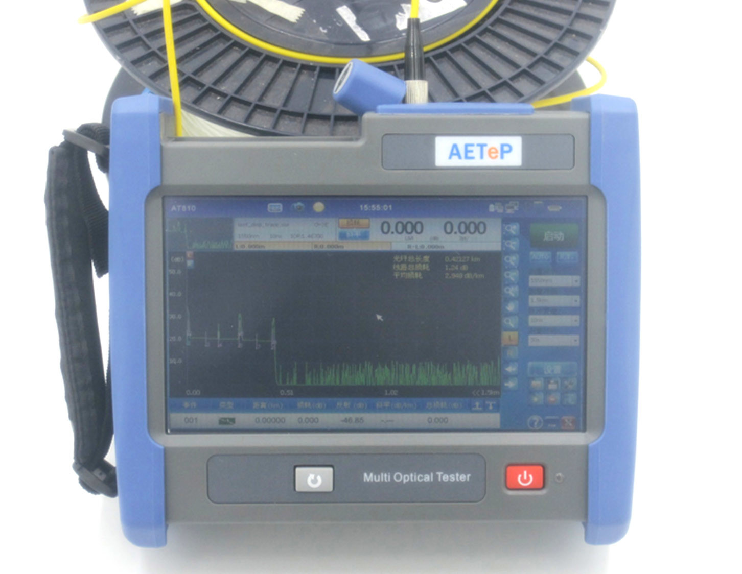 Optical Time Domain Reflectometer OTDR Fiber Tester , Fiber Optic OTDR Test Equipment