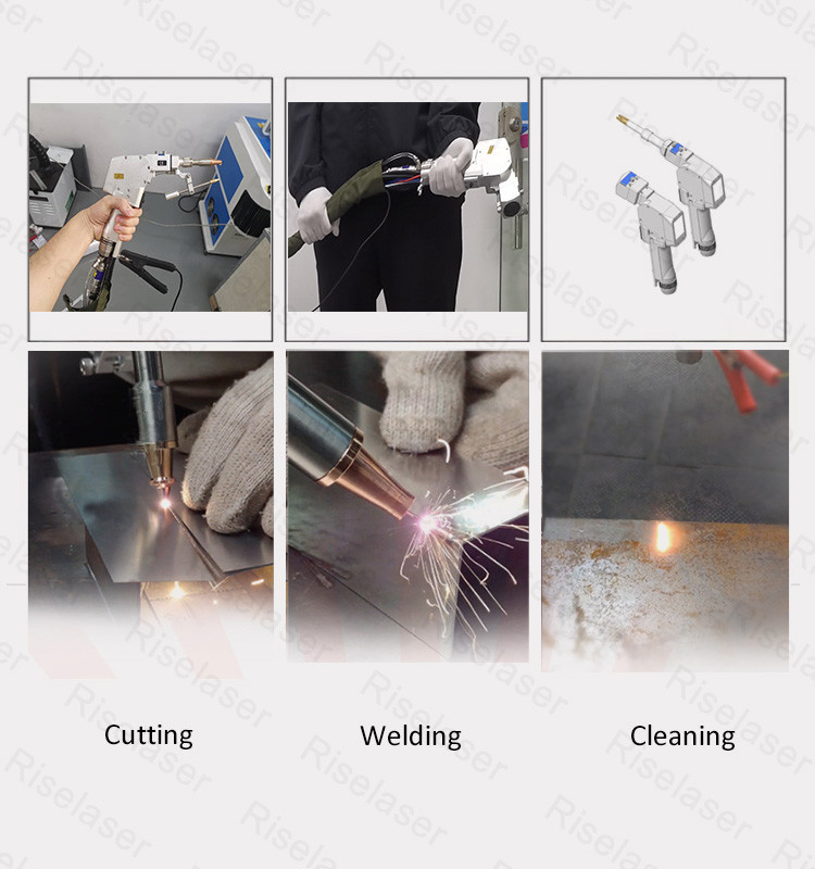 Handheld Laser Soldering Machine 1500w GW CW Fiber Laser For Iron