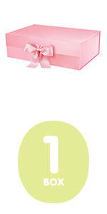 Pink Gift Box with Ribbon