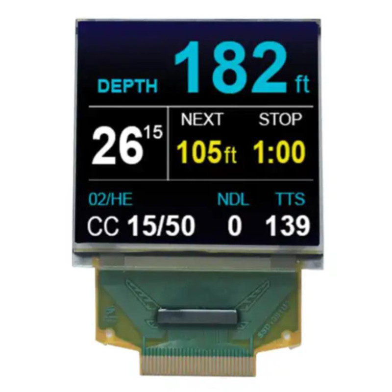 1.5 Inch 128x128 Dots 262k Color AMOLED Display ZIF Type UG-2828GDEDF11 SSD1351 Controller