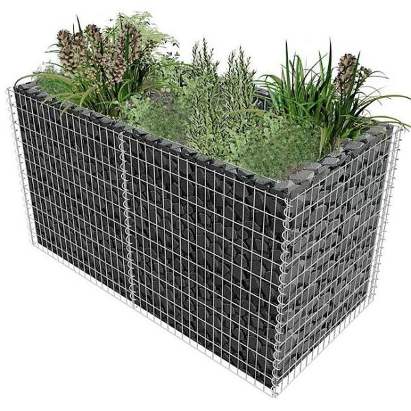 Square HOLE 50×100mm 4.5mm Gabion Planter Boxes