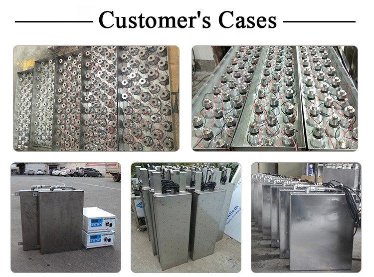 SUS304 1200W 40KHZ Immersible Ultrasonic Transducer Box Custom Design