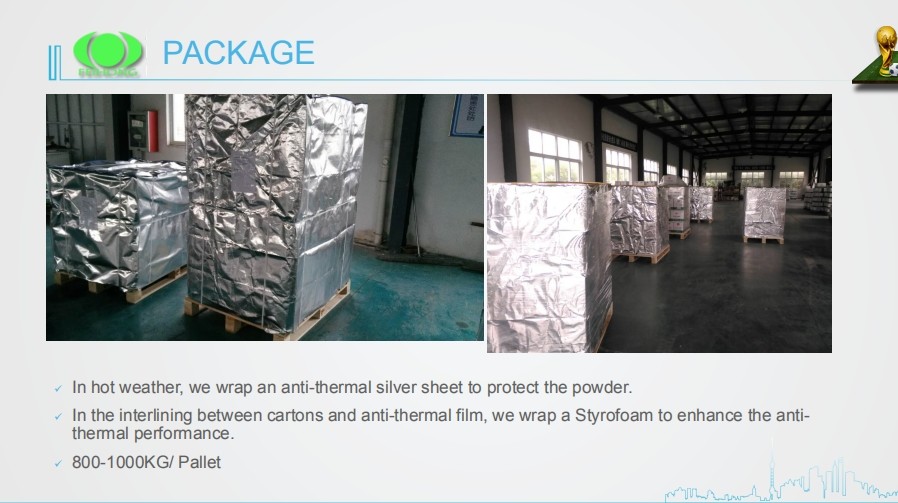 pigmented polyester epoxy uv resistance stable quality smooth semi glossy Powder coating for Aluminum profile