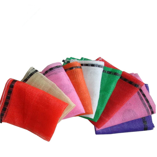 Durable Design Orange Food Grade Fruit Net Bag 5kg for Firewood and Vegetables