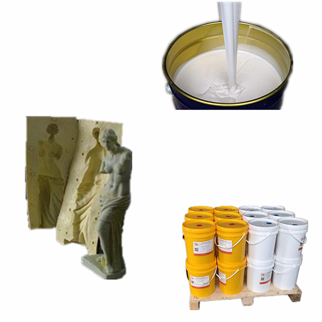 High Strength RTV2 Tin Cure Liquid Silicone Rubber For Making Gypsum Statue Mold