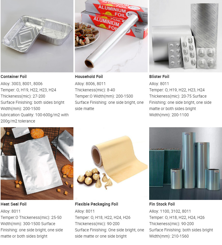 Household 6 Micron Aluminium Foil Jumbo Roll 150m Odorless Packaging