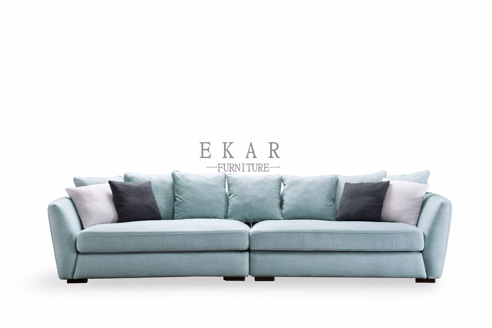 Home Latest Design Set 4 Seater Modern Leather Sofa