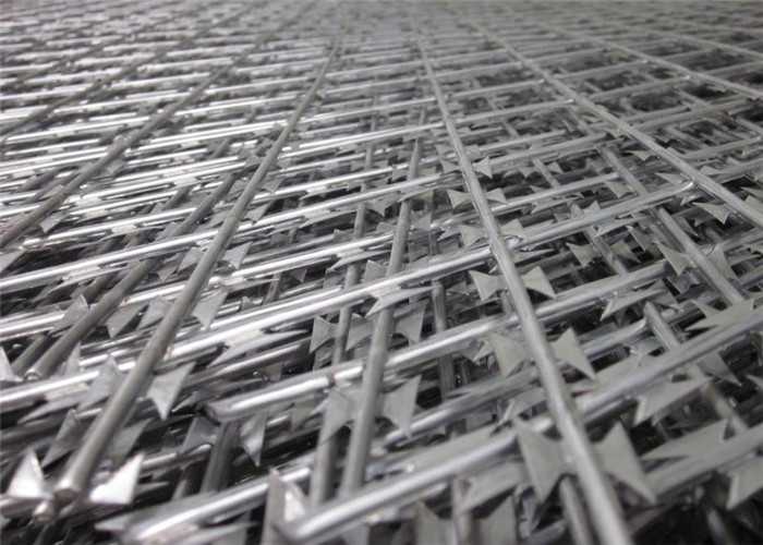 150 × 300mm Diamond 2.5mm Razor Blade Wire Fence