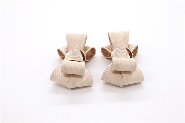 Ribbon coloured bow-tied shoe flower,Handmade footwear ornaments and flower Thread ribbon Beige ,white,black,red ,blue