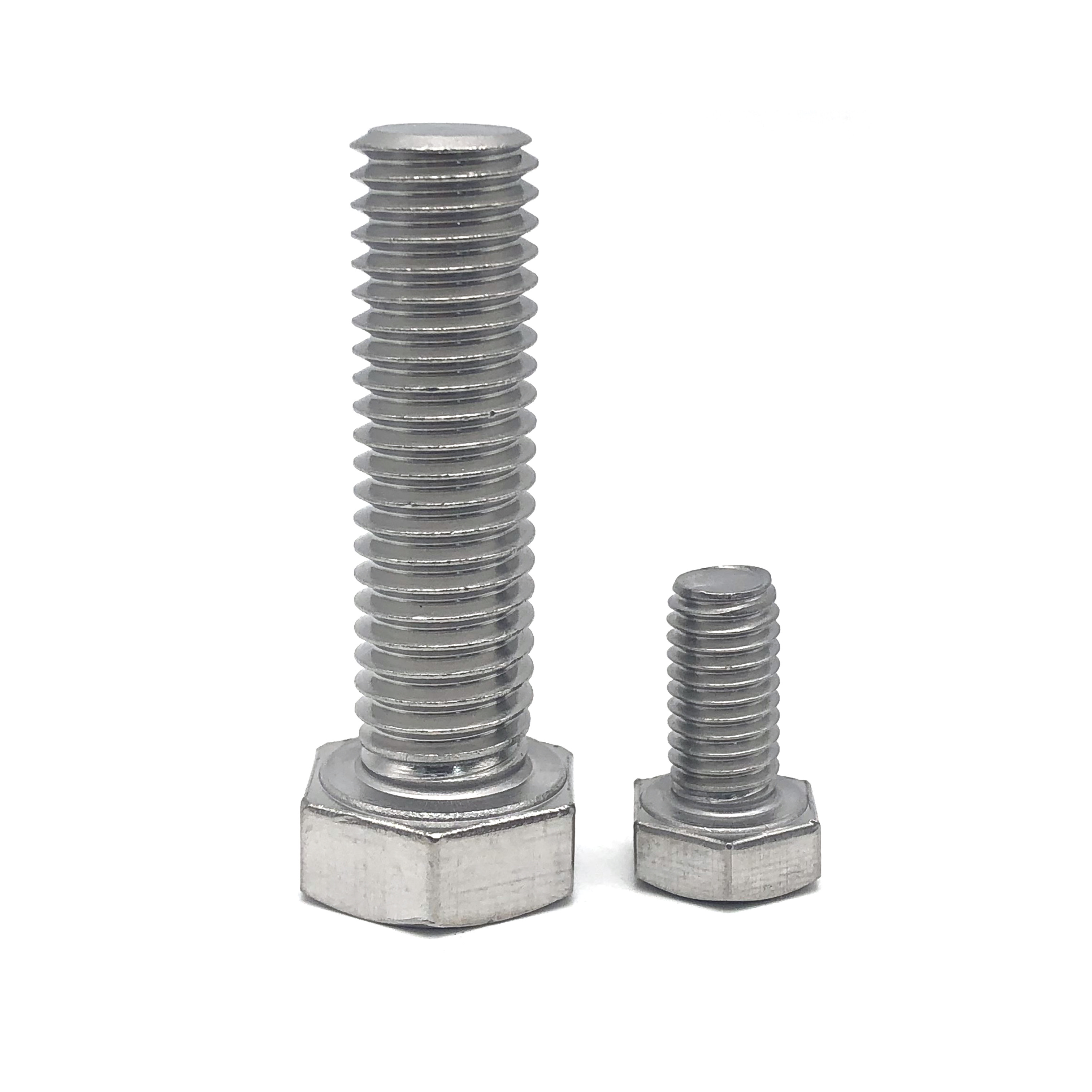 Hex Head Bolt DIN934 SS304 A2-80 M6 M8 M10 M12 M16 M20 Stainless Steel Hex Bolt And Nuts
