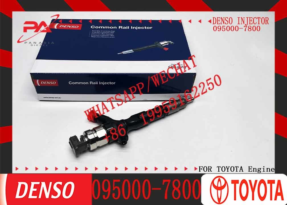 Common Rail Fuel Injector 095000-7800 Diesel Fuel Injection Nozzle 23670-30310 For Toyota