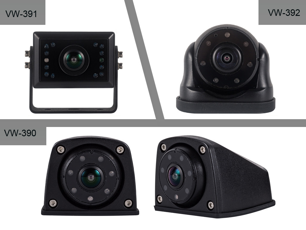 Security Mobile Surveillance Cameras 10M IR Distance For Universal Cargo Van