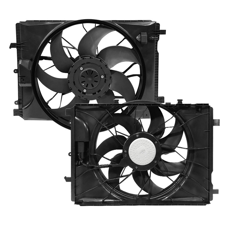 Engine Cooling Fan A2045000493 A2049061403 For Benz C Class 2008-2015, Benz E Class 2009-2016, And Benz CLK350 2009-2015