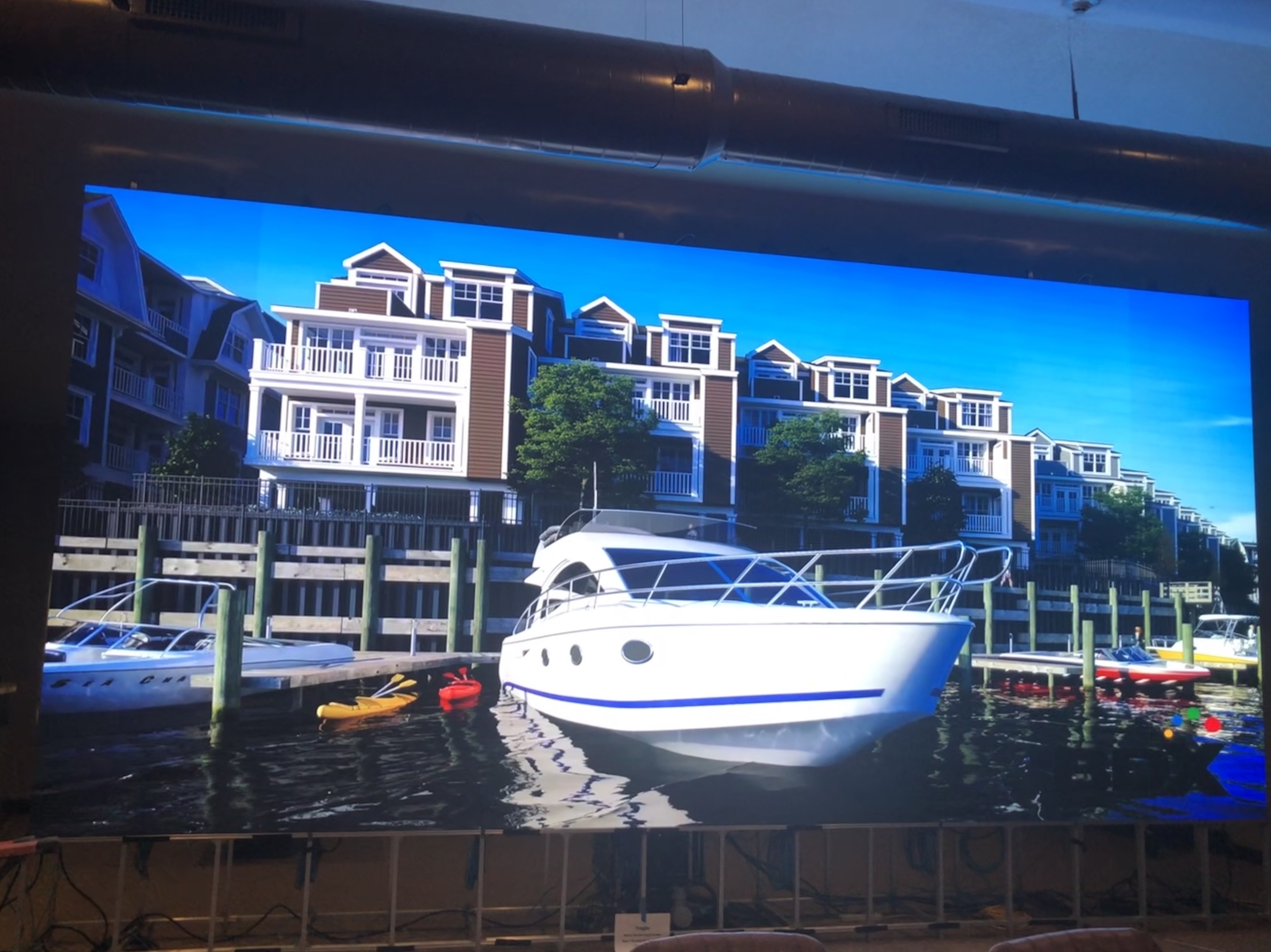 SDK Function Front Maintenance Indoor LED Screen Panels P1.56 P1. 875 With 4K Resolution Display