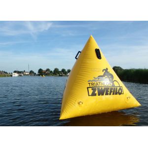 Buy cheap PVC Triangle Inflatable Marker Buoy / Swimming Buoy Markers For Sea product