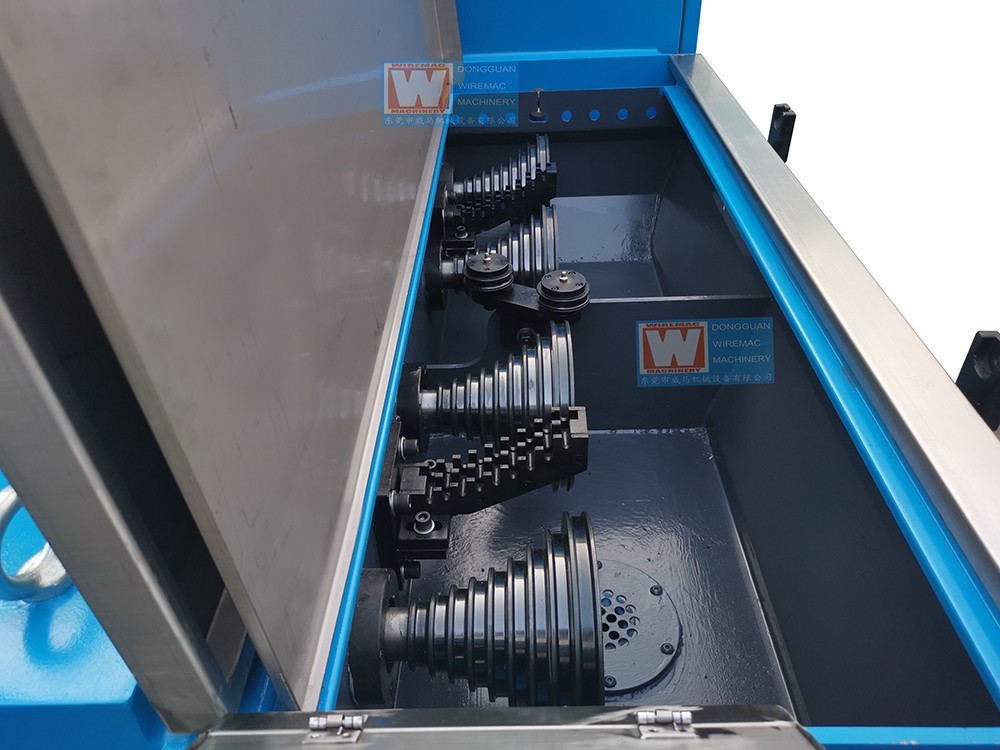 CE Aluminum Automatic Wire Drawing Machine 11-20KW PLC Control