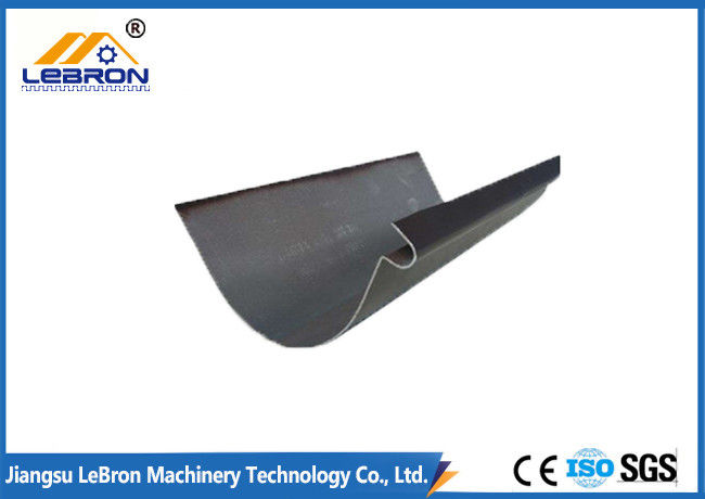 Hydraulic Cutting Gutter Roll Forming Machine 8~15m/min Forming Speed Low Noise