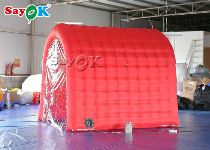 Red Fireproof Disinfection Channel Inflatable Medical Tent