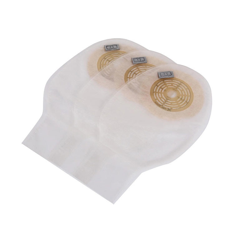 Single Liner Colostomy Bag Clear Open Pouch Clamp Closure Drainable 15-60mm
