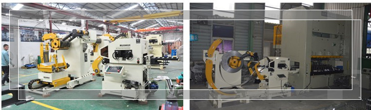 Compact 3 In 1 Steel Coil Decoiler Straightener Feeder