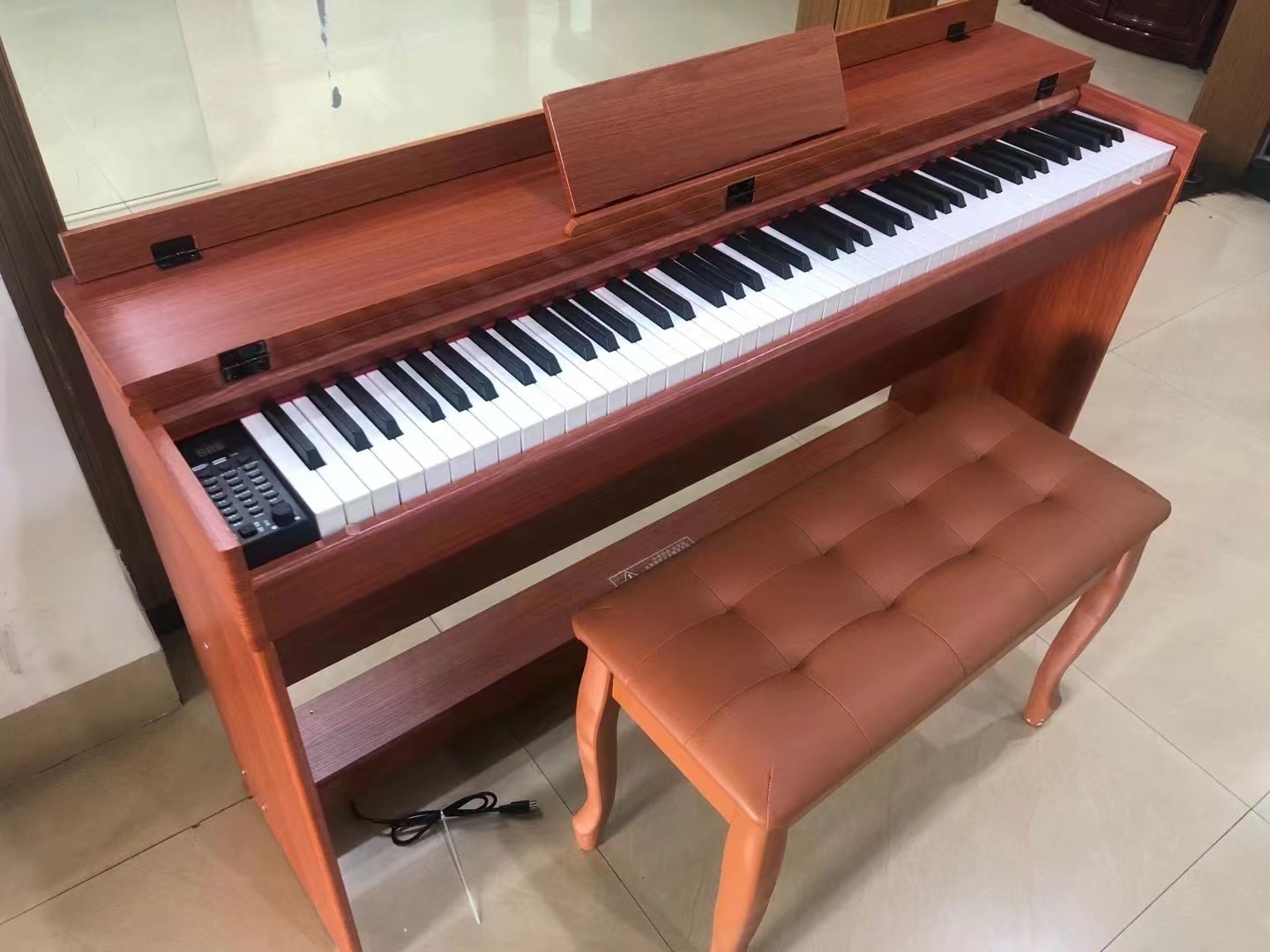 OEM& ODM piano 88 keys hammer keyboard Midi digital music piano Portable the function of changing voice, recording, acc