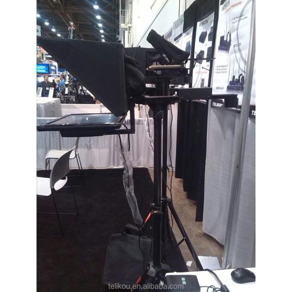 TELIKOU 17 INCH  TELEPROMPTER WITH 17 INCH MONITOR FOR LOCATION AND STUDIO