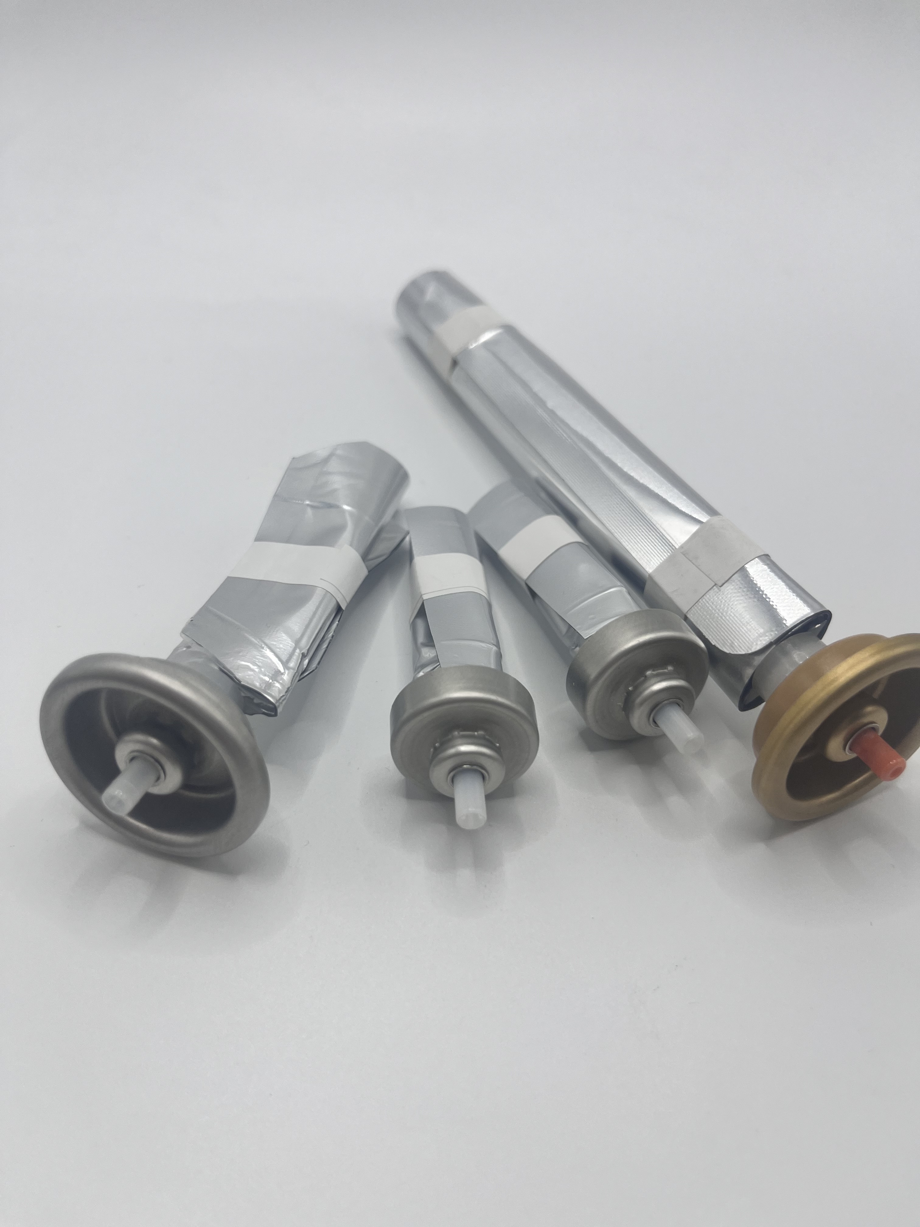 Precision Male Bag on Valve for Cosmetic Mists with Adjustable Spray Patterns
