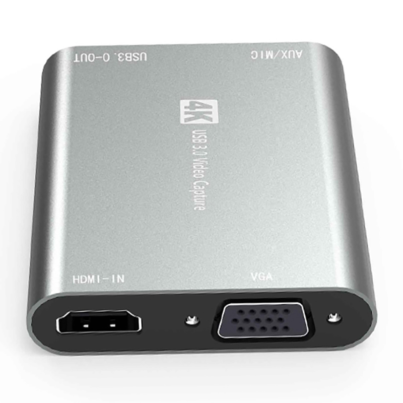 USB 3.0 HDMI Video Capture DVR Card Box With Mic VGA Loop Out For Computer Camera Xbox