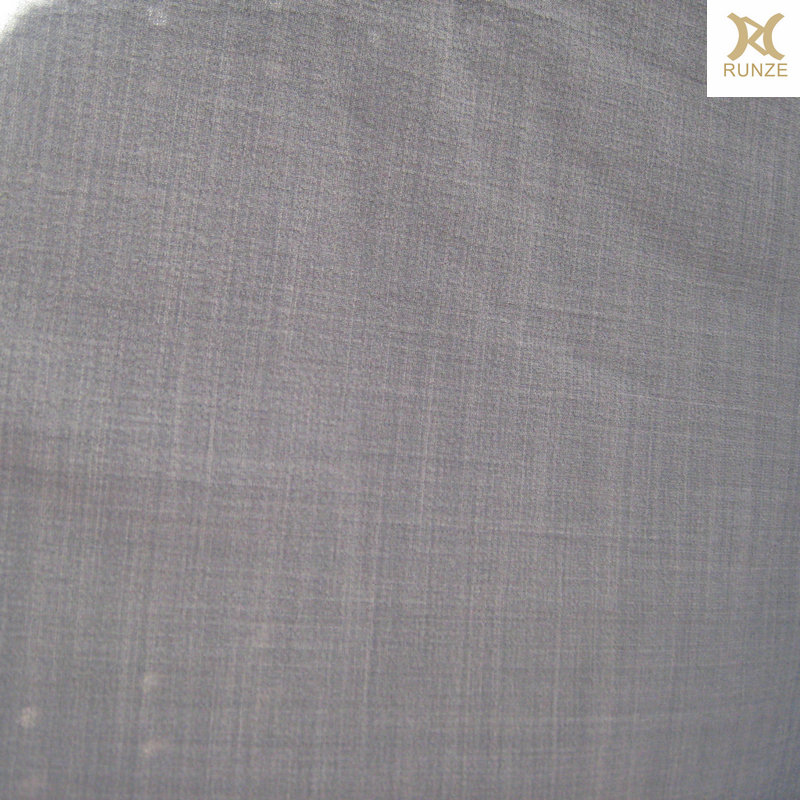 Stretch Polyester Spandex Grey Color Women Clothing Fabric 100D 40D Medium Weight 57/58