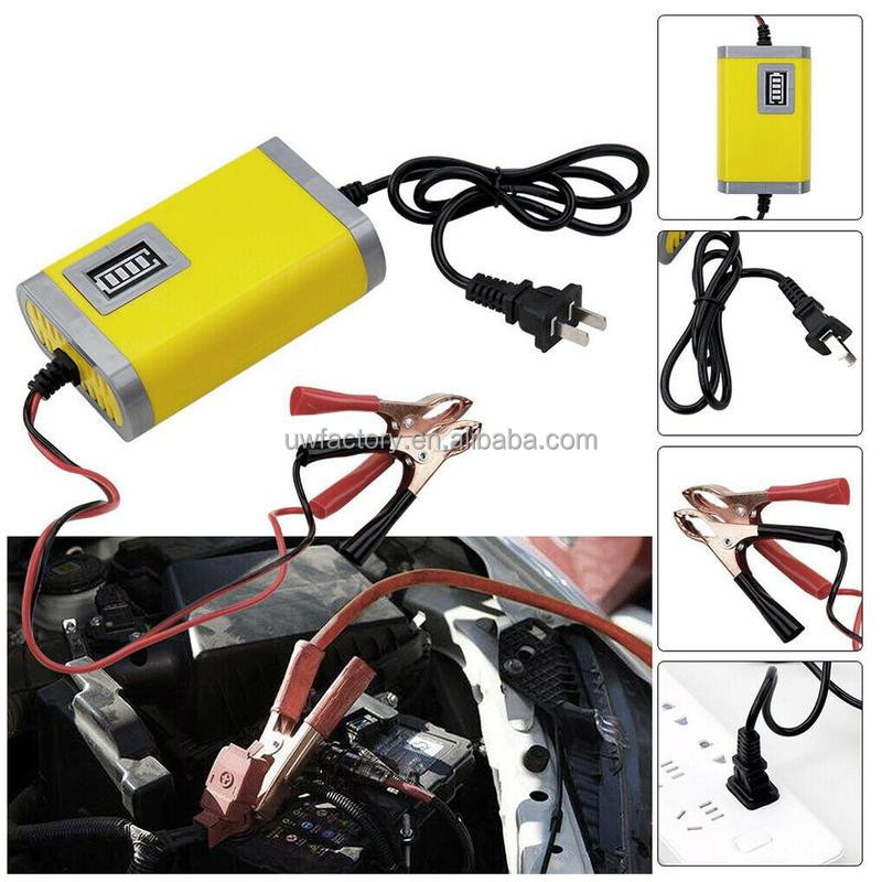 12V6a 7A 8A 10A Automatic Pulse Repair Lead Acid Battery Charger with LCD Display Private Mold and OEM/ODM Accepted