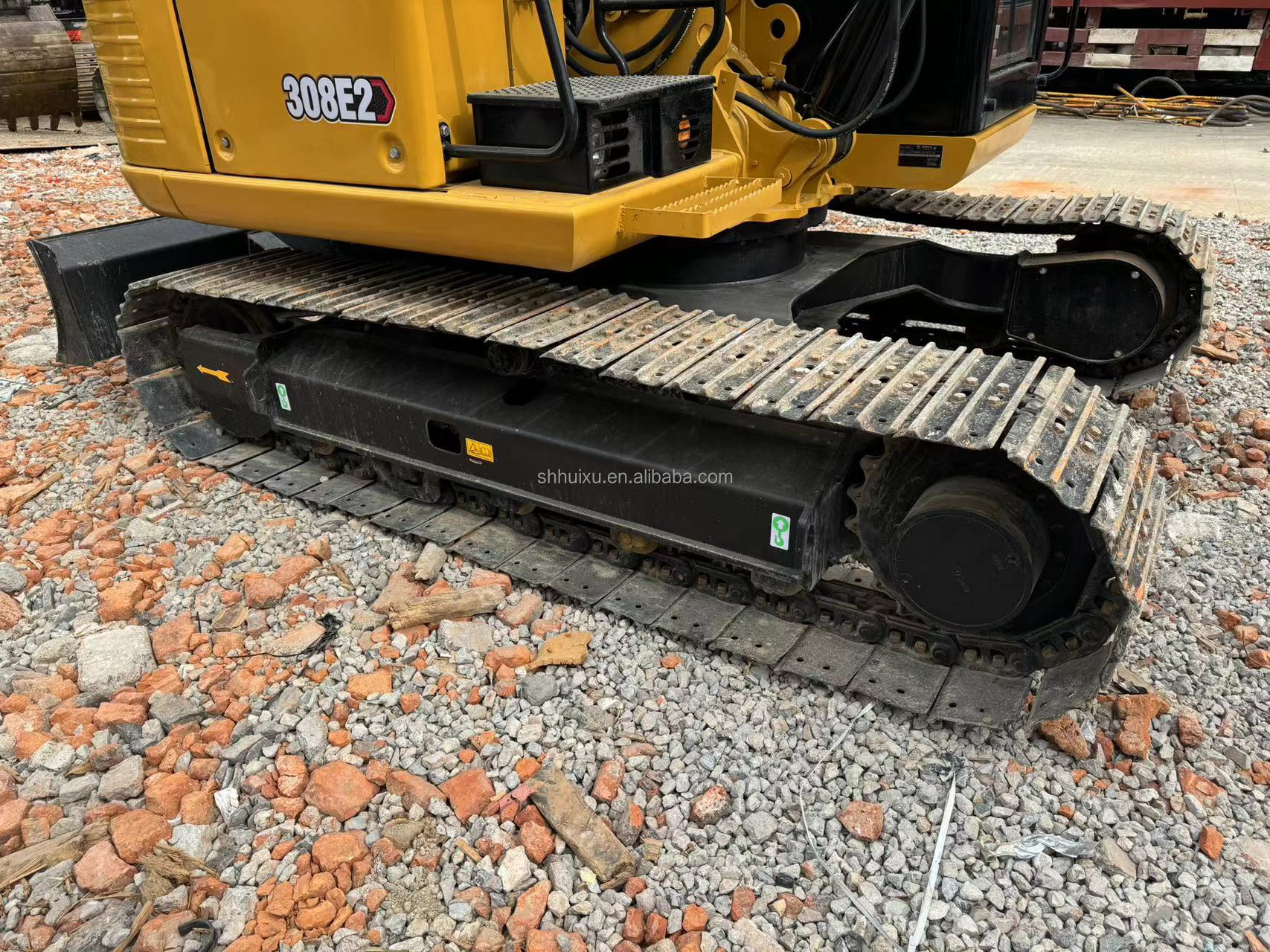 yellow color high digging power used cat308e/second hand excavator cat308e on sale