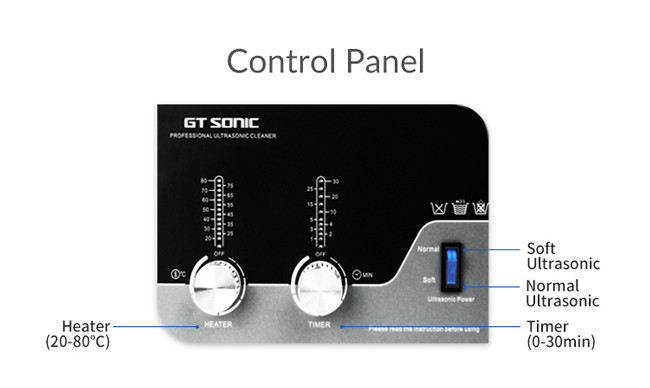 Silver Commercial Ultrasonic Cleaner , Industrial Ultrasonic Parts Cleaner