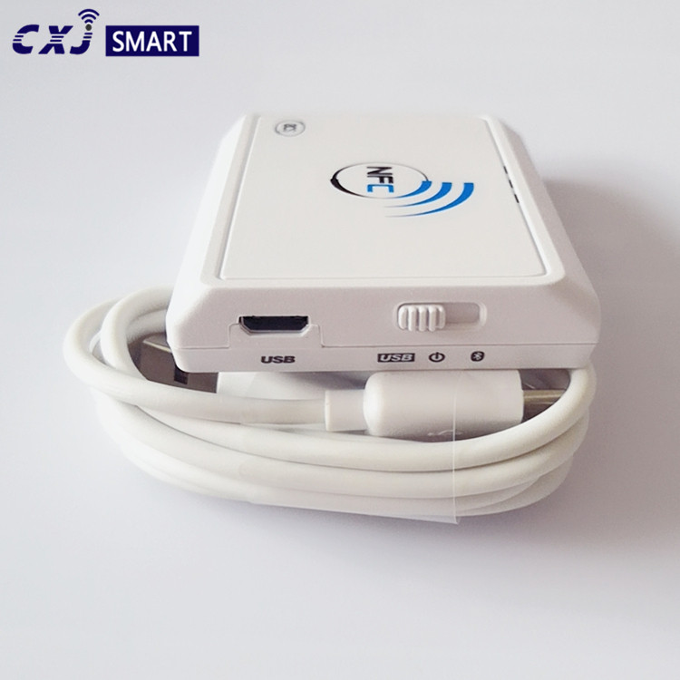 Wireless Bluetooth NFC Card Reader IOS Android ACR1311U-N2 81g Weight