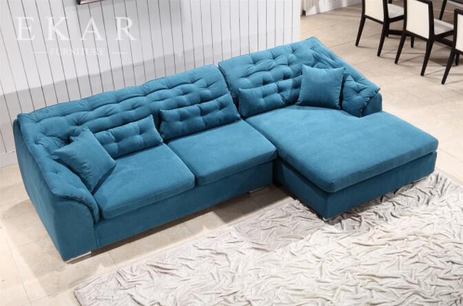 New Colorful Modern Fabric Armless I Shaped Couch Sofa AW-1707