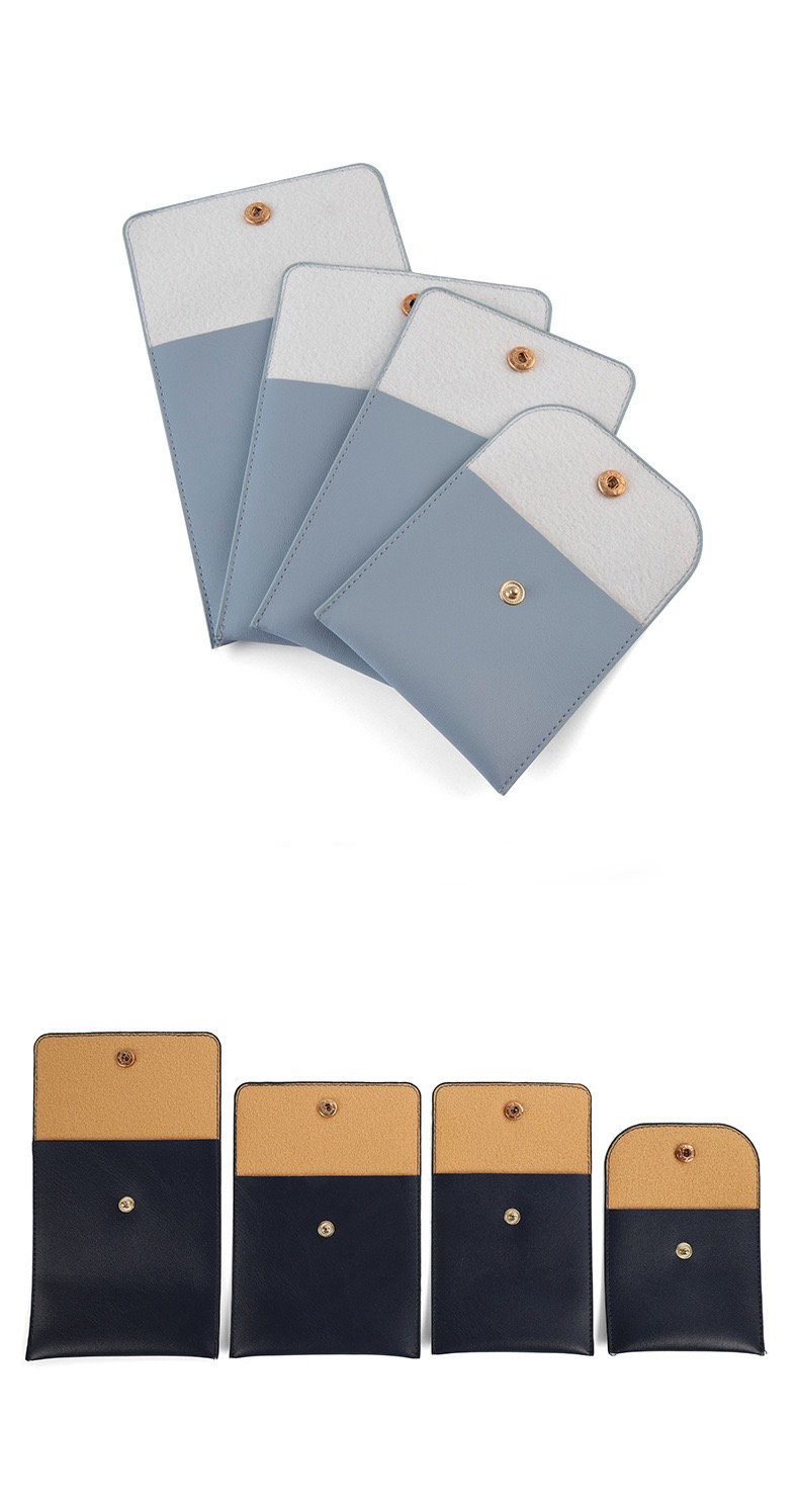 SF Professional Jewelry Packaging Factory Customized Pu Logo Jewelry Gifts Multi-Color Green Jewelry Bags