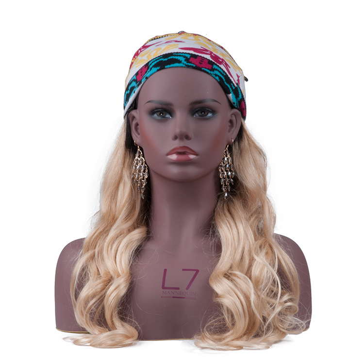Fashion mannequin black women with mannequins female half body display wigs for mannequins