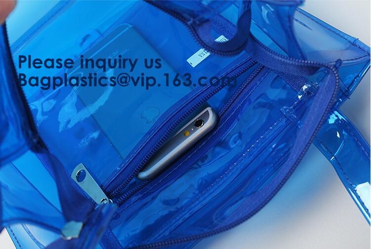 Amazon Hot sell Hologram Custom Tote Bag Purse Round Holographic Clear Purses and Handbags for Fashion Women