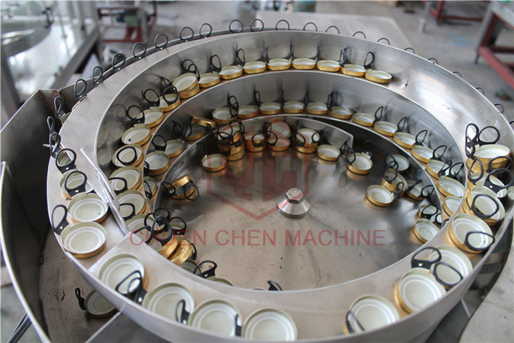 Beer Glass Bottled Plastic Water Production Line With Foil Sealing Induction Machine