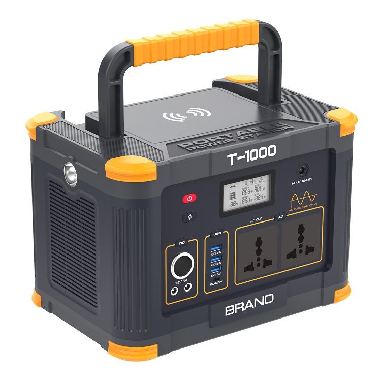 Phone Charging 1000W Portable Power Station 1kw Power Bank With PD Function